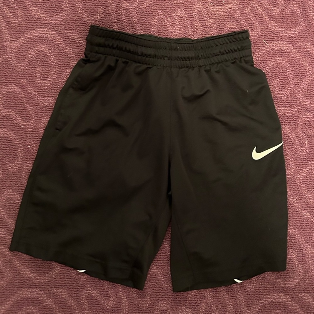 Black Girl's Basketball Shorts